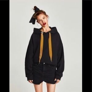 Zara Mini Denim Skirt Sz XS